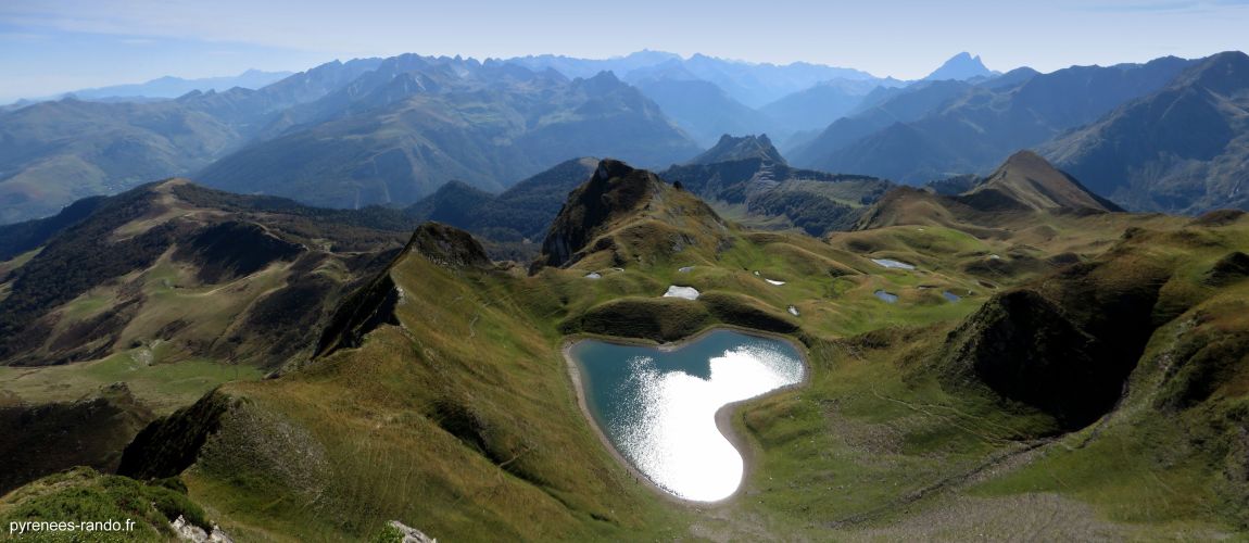 Lac et pic du Montagnon d'Iseye