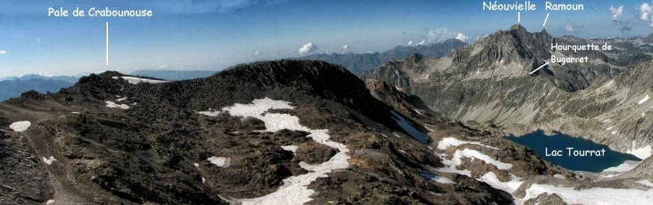 Pale de Crabounouse, lac Tourrat